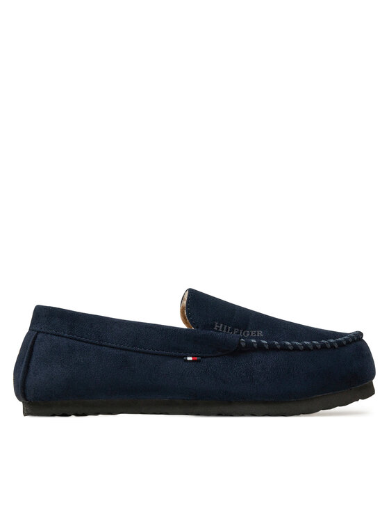 Papuci de casă Tommy Hilfiger Driver House Shoe FM0FM05224 Bleumarin