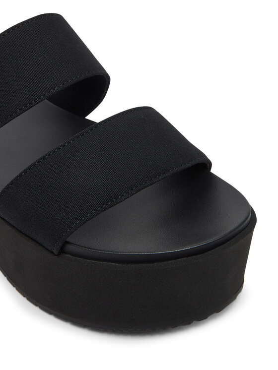 Calvin Klein Jeans Calvin Klein Jeans Papucs Flatform Sandal Webbing In YW0YW01789 Fekete