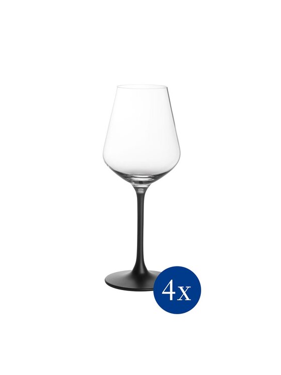 Villeroy & Boch Villeroy & Boch Komplet kieliszków do wina Villeroy & Boch Manufacture Rock Czarny