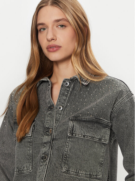 Vero Moda Vero Moda Traper jakna Ellas 10321886 Siva Regular Fit