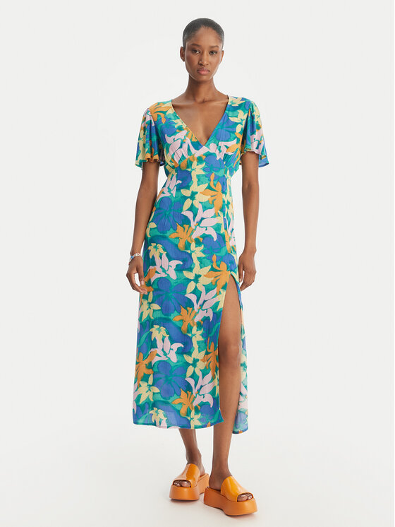 Billabong Billabong Φόρεμα καλοκαιρινό Jet Set EBJWD00134 Μπλε Regular Fit