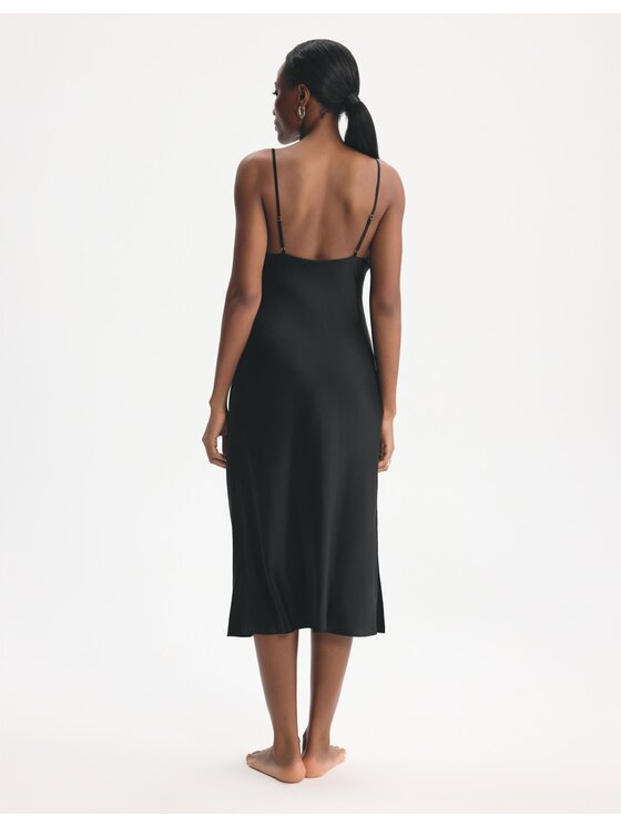 Esotiq Esotiq Koszula nocna 46078 Czarny Regular Fit