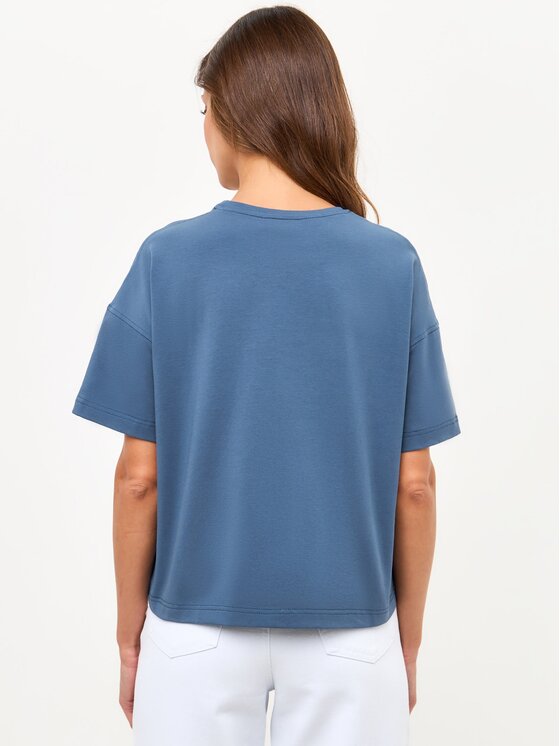 CAT by maniita lacitta CAT by maniita lacitta T-Shirt Printed short oversized T-shirt Niebieski Short Fit