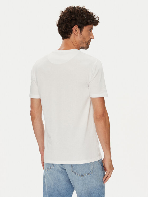 U.S. Polo Assn. U.S. Polo Assn. T-Shirt MUP4203 Biały Regular Fit