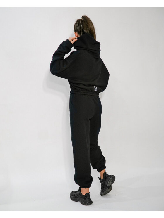 LilaLou LilaLou Dres Michos Czarny Regular Fit