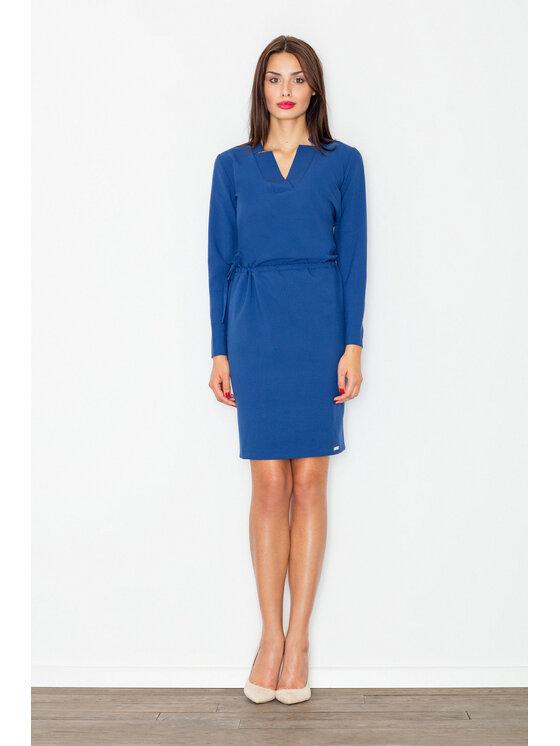 FIGL FIGL Sukienka koktajlowa M533 Granatowy Regular Fit
