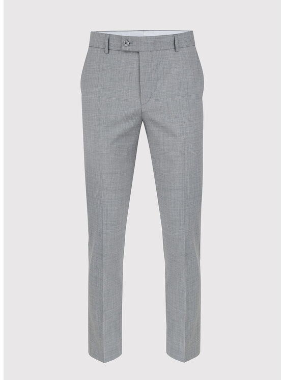 Pako Lorente Pako Lorente Spodnie garniturowe P23SF-6G-011 Szary Slim Fit