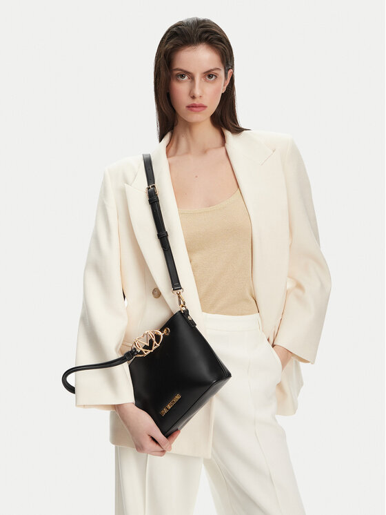 LOVE MOSCHINO LOVE MOSCHINO Ročna torba JC4052PP1MLF0000 Črna