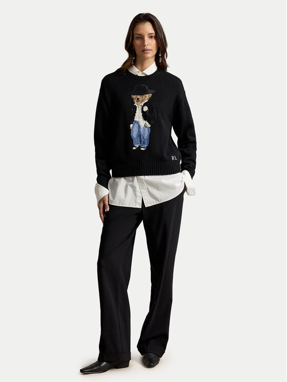 Polo Ralph Lauren Polo Ralph Lauren Pulover 211B23918001 Negru Regular Fit