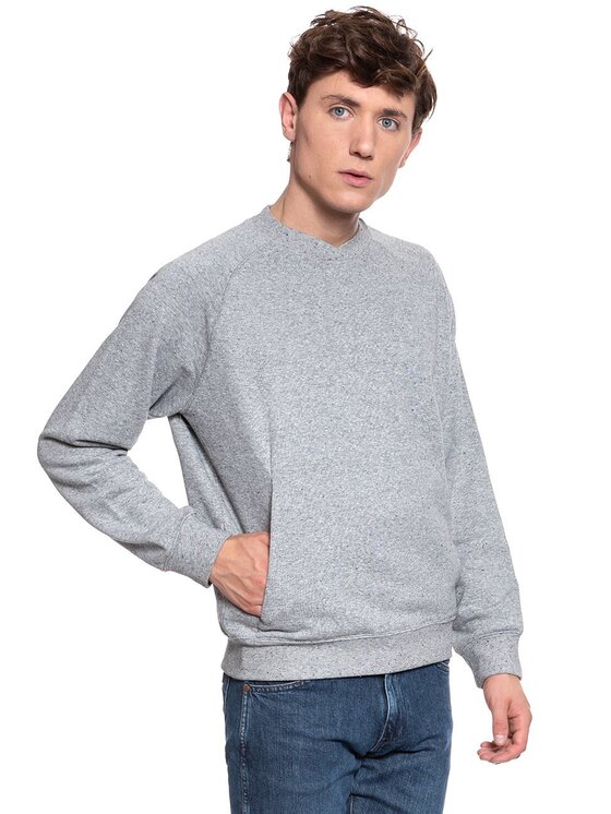 Lee Lee Felpa SIDE POCKET SWS Grigio Regular Fit