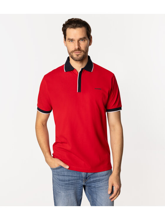 Lee Cooper Lee Cooper Polo TODDY 5024 Czerwony Regular Fit
