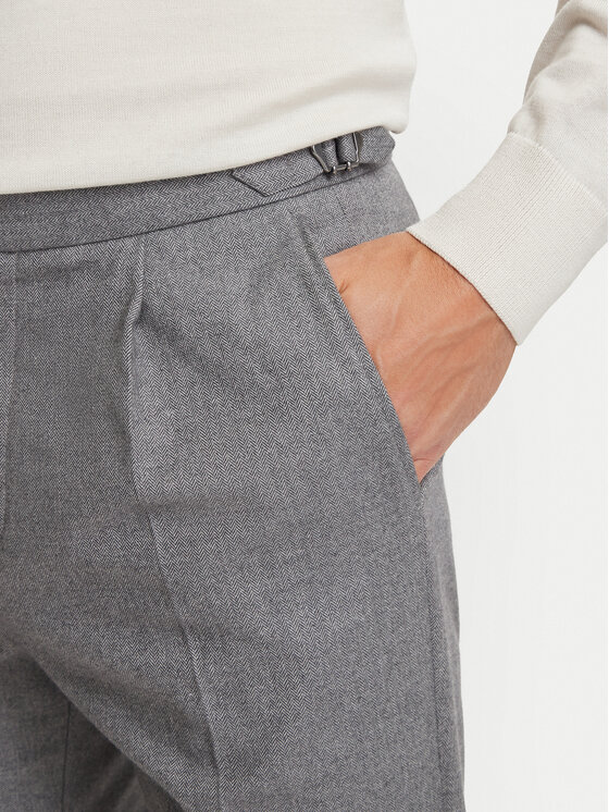 BOSS BOSS Чіноси H-Perino 50572014 Сірий Tapered Fit