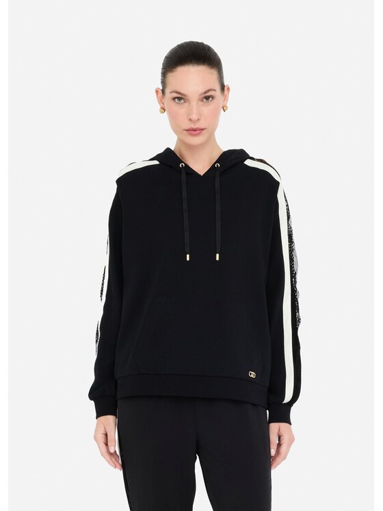 Liu Jo Liu Jo Felpa TF5144J452303N66 Nero Regular Fit