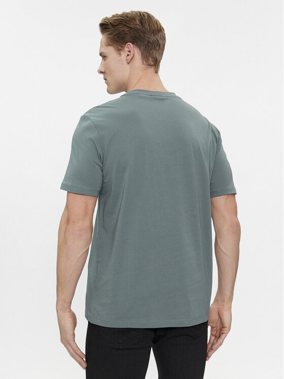 HUGO Hugo Majica Dulive222 50467952 Zelena Regular Fit