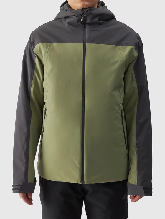 4F 4F Giacca da sci 4FWAW24TTJAM579-43S Verde Regular Fit