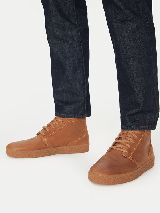 Clarks Clarks Auliniai batai Streethill Mid 261745367 Smėlio