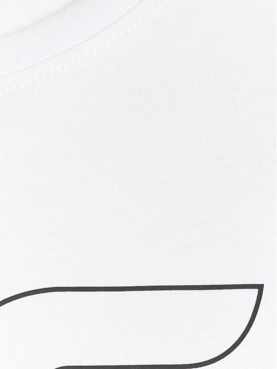 4F 4F T-Shirt BASIC+ Biały Oversize