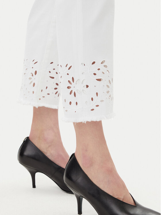 Joseph Ribkoff Joseph Ribkoff Kalhoty culottes 251965 Bílá Regular Fit
