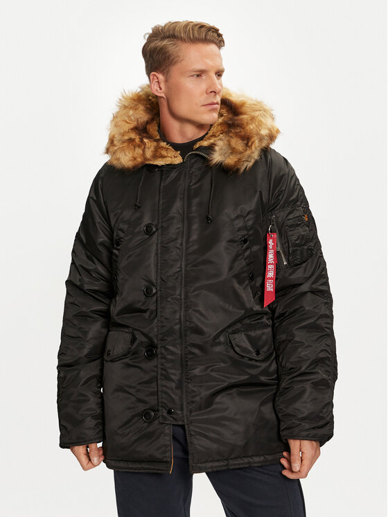Alpha Industries Alpha Industries Zimní bunda AI.103141-03-M Černá Vintage Fit
