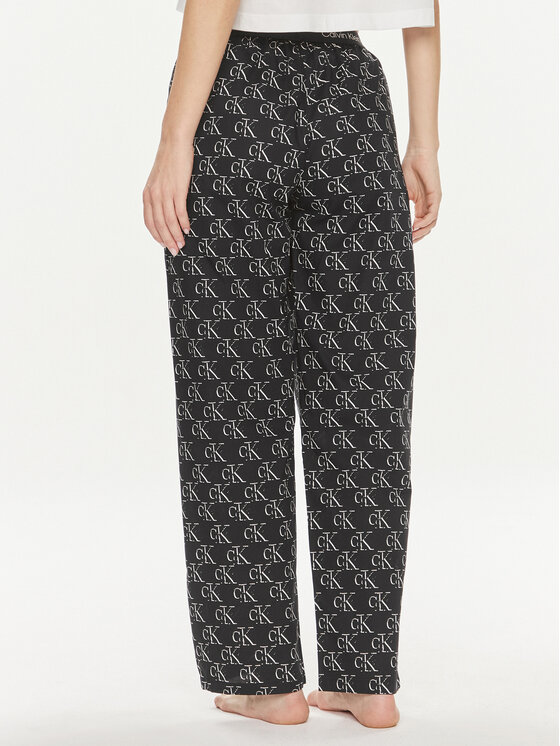 Calvin Klein Underwear Calvin Klein Underwear Pidžama hlače 000QS6973E Crna Relaxed Fit