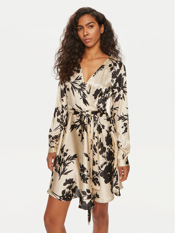 ONLY Coctailkleid Salia 15319675 Beige Regular Fit | Modivo.de