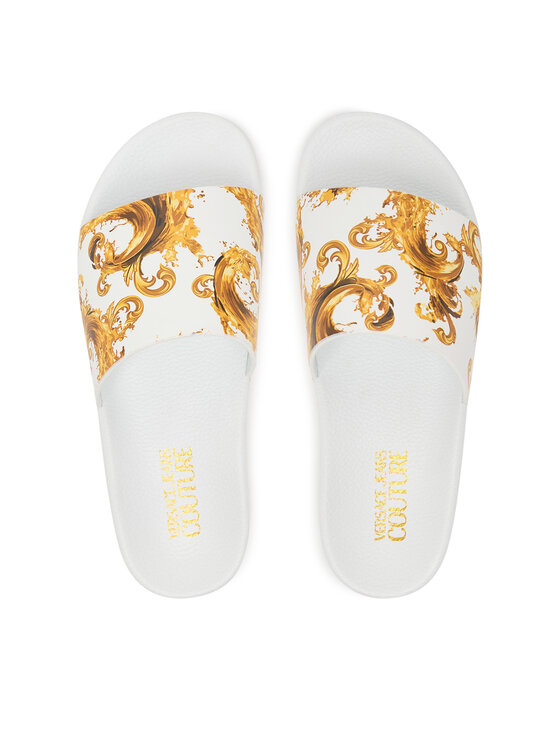 Versace Jeans Couture Versace Jeans Couture Παντόφλες 80VA3SQ3 ZS365 G03 Λευκό