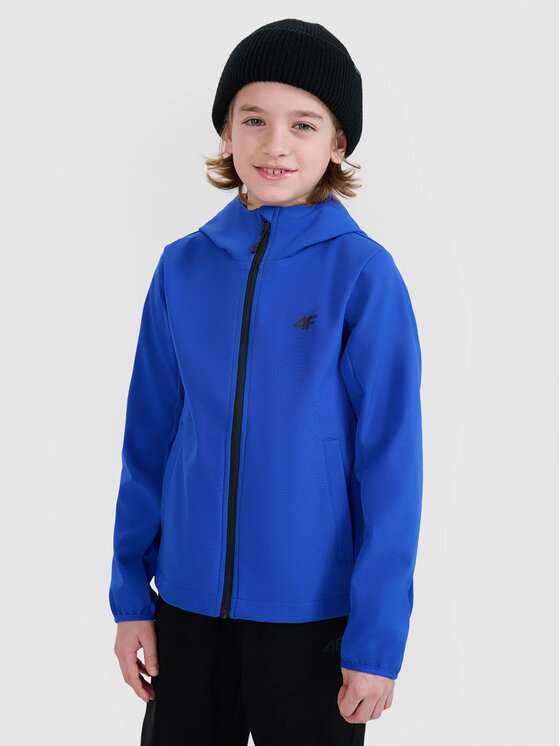 4F 4F Kurtka softshell 4FJWSS25TSOFM306-36S Niebieski Regular Fit