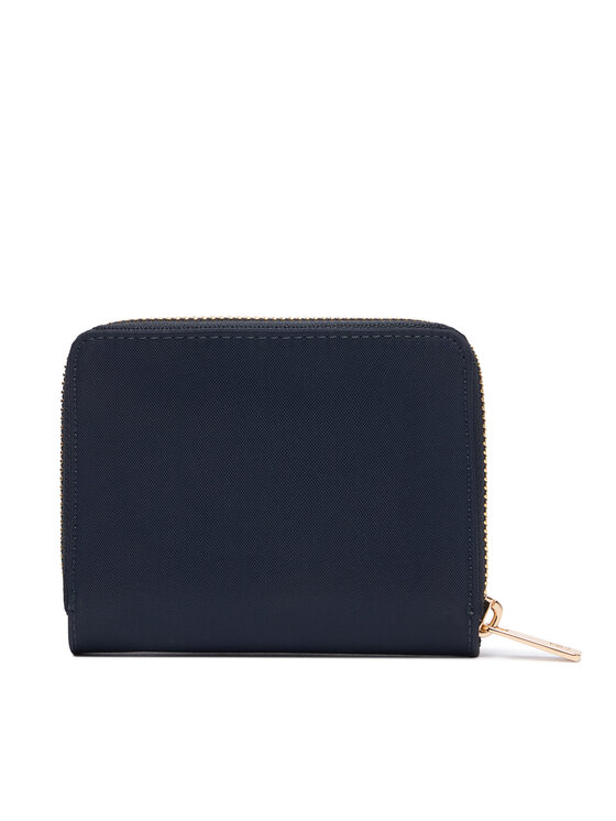 Tommy Hilfiger Tommy Hilfiger Portofel Th Icon Med Za W/Flap Nylon AW0AW18991 Bleumarin