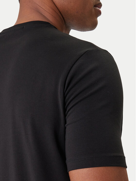KARL LAGERFELD KARL LAGERFELD Tricou 755780 561235 Negru Regular Fit
