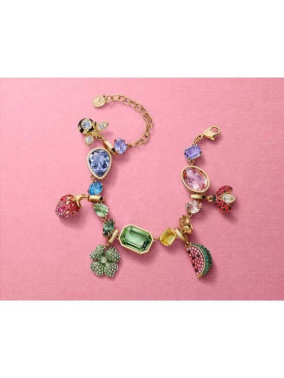 Swarovski Swarovski Bransoletka Gema 5737453 Złoty