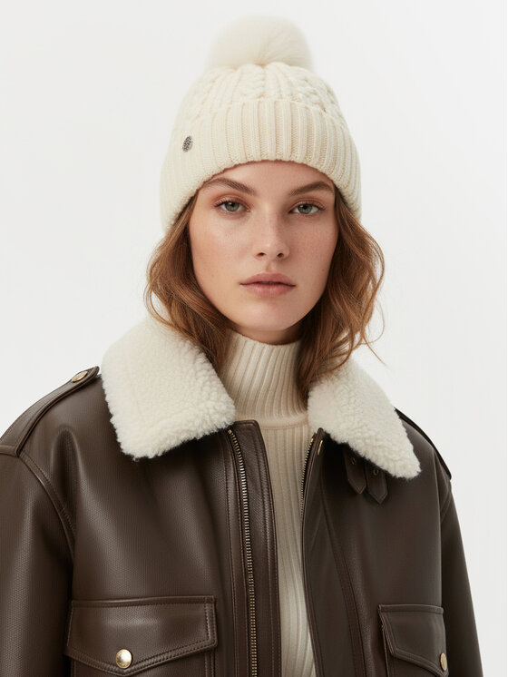 Nine West Nine West Шапкa CEO-NW-W3-002-AW25 Білий