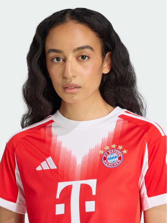 adidas adidas Koszulka techniczna FC Bayern 25/26 Home Jersey Czerwony Regular Fit