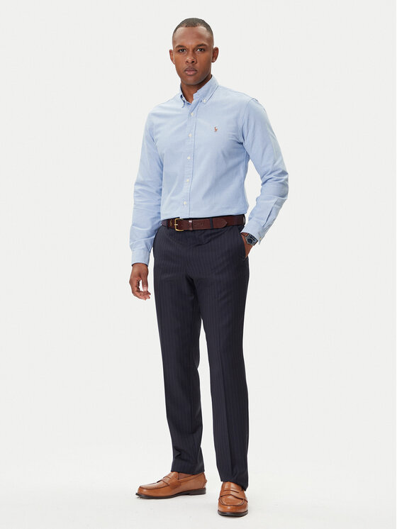 Polo Ralph Lauren Polo Ralph Lauren Košulja Cupdppcs 710792041002 Svijetloplava Custom Fit