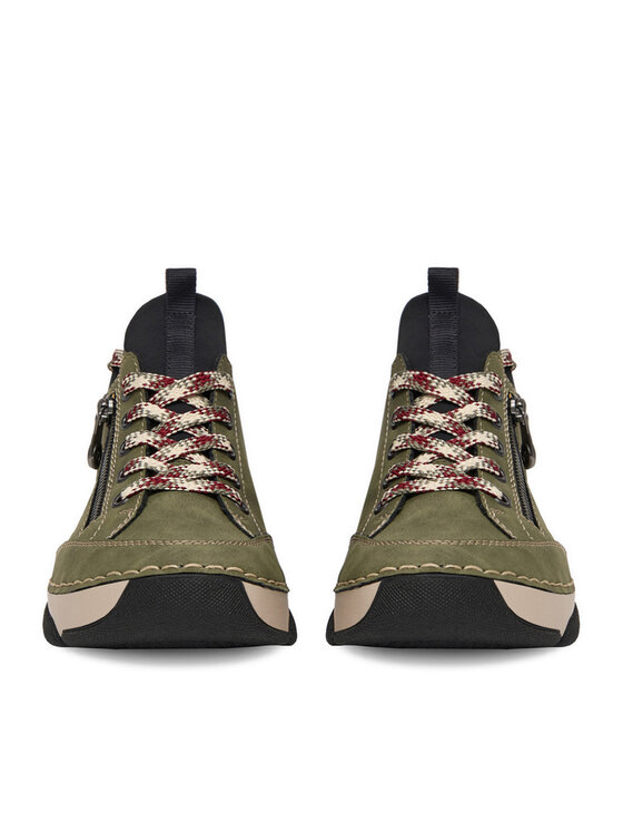 Rieker Rieker Sneakersy 45973-54 Zielony