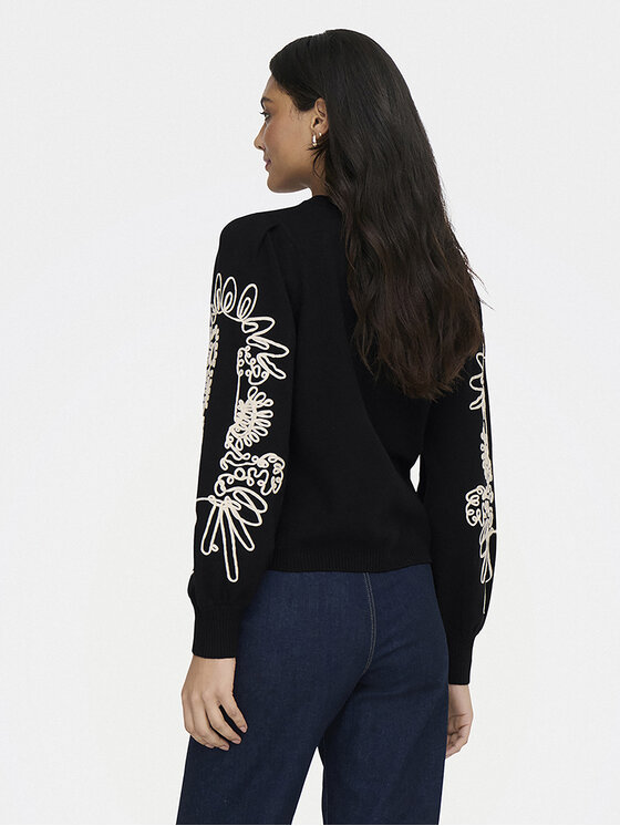 ONLY ONLY Svetr Magnolia 15367757 Černá Regular Fit