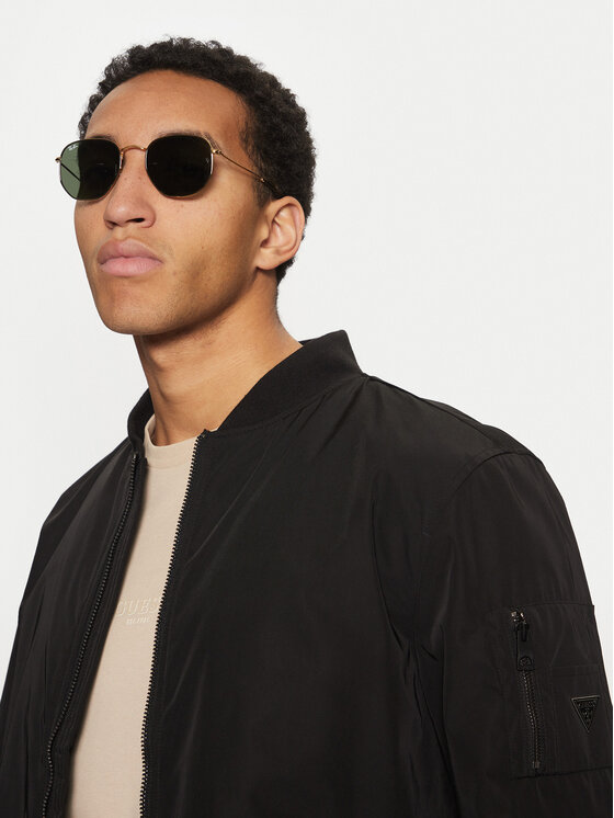 Guess Guess Bundy bomber M5RL02 WGU82 Čierna Regular Fit