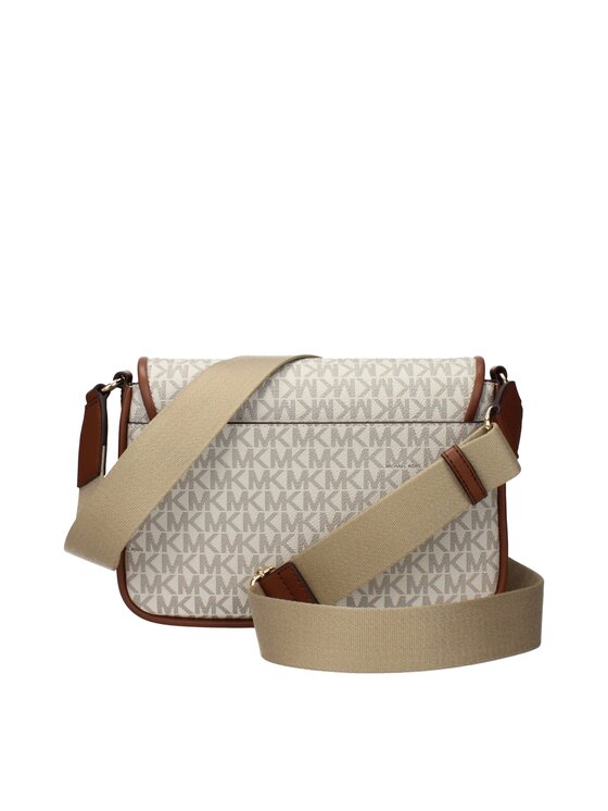Michael Kors Michael Kors Torebka Beige Fabric Crossbody Beżowy