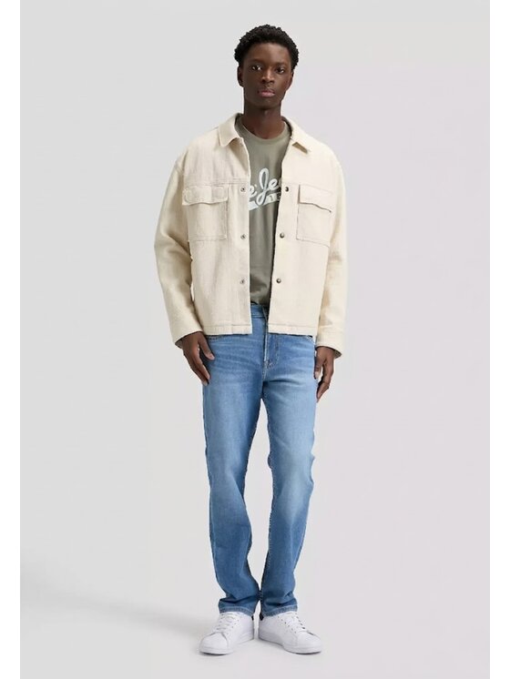 Lee Lee Jeansy BROOKLYN Niebieski Straight Fit