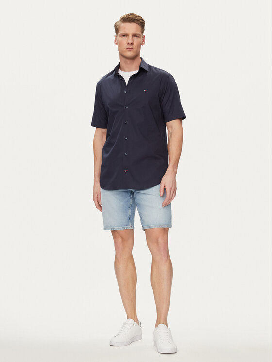 Tommy Hilfiger Tommy Hilfiger Särk Core MW0MW34626 Tumesinine Regular Fit