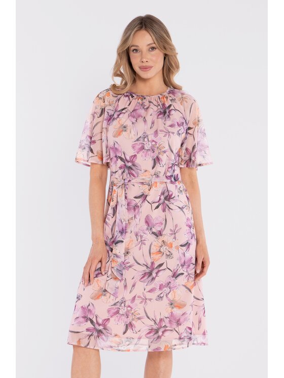 Stylove Stylove Abito da cocktail S435 Rosa A-Line Fit