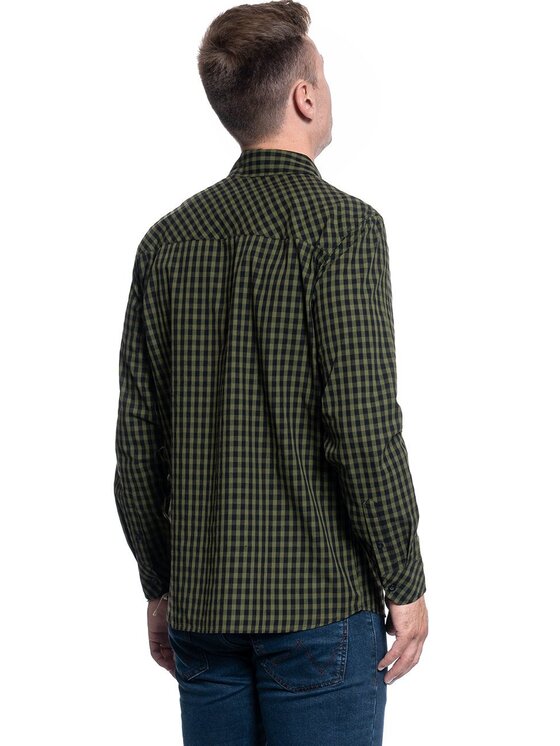 Mustang Mustang Camicia CLEMENS VICHY CHECK Verde Regular Fit