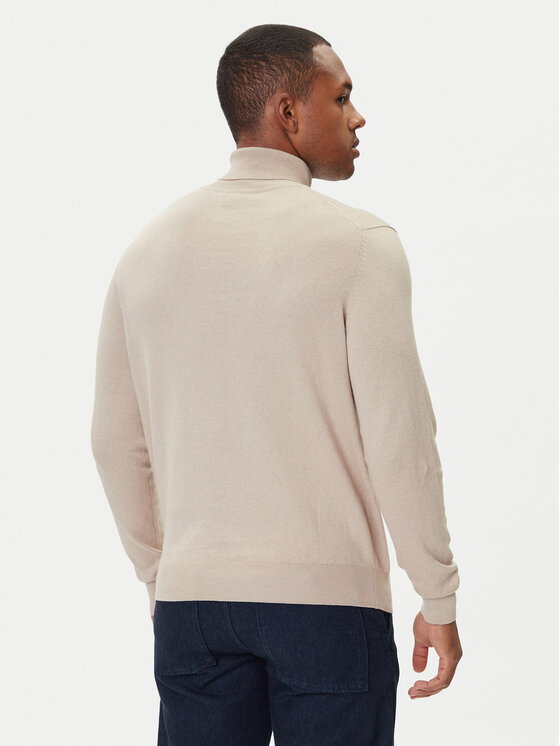 Bugatti Bugatti Rollkragenpullover 7700-85520D Beige Regular Fit