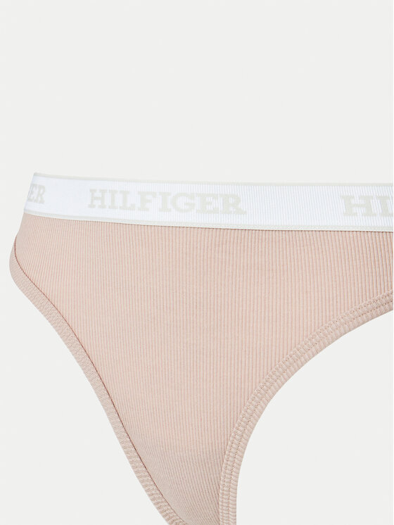 Tommy Hilfiger Tommy Hilfiger Stringi UW0UW05539 Beżowy