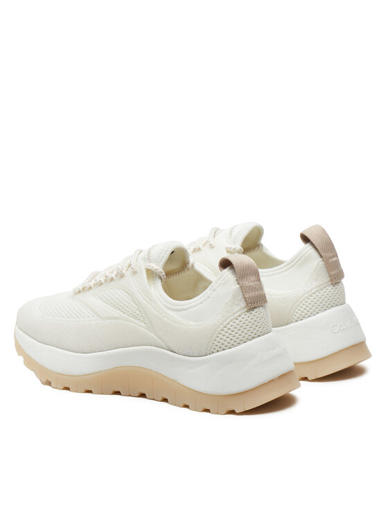 Calvin Klein Calvin Klein Sneakersy Runner Lace Up Pearl Mix M HW0HW02079 Bílá