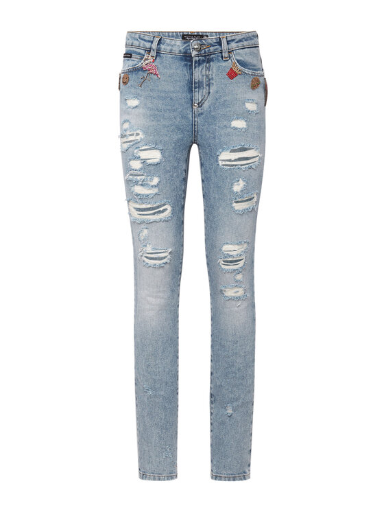 PHILIPP PLEIN PHILIPP PLEIN Jeansy 30897 Niebieski jasny Slim Fit
