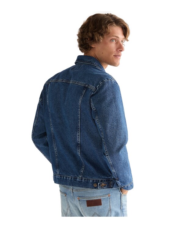 Wrangler Wrangler Kurtka jeansowa 112378960 Niebieski Regular Fit