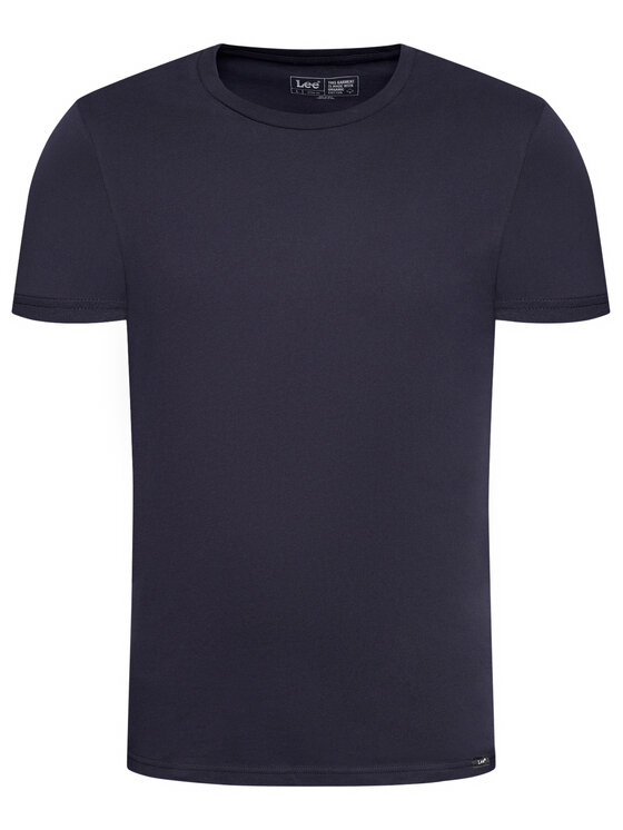 Lee Lee Komplet t-shirtów Twin Pack Crew L680CMLD 112117021 Granatowy Fitted Fit