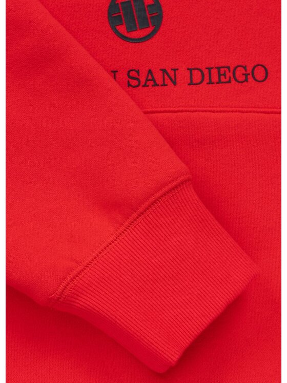 PITBULL PITBULL Bluza SO CAL Czerwony Regular Fit