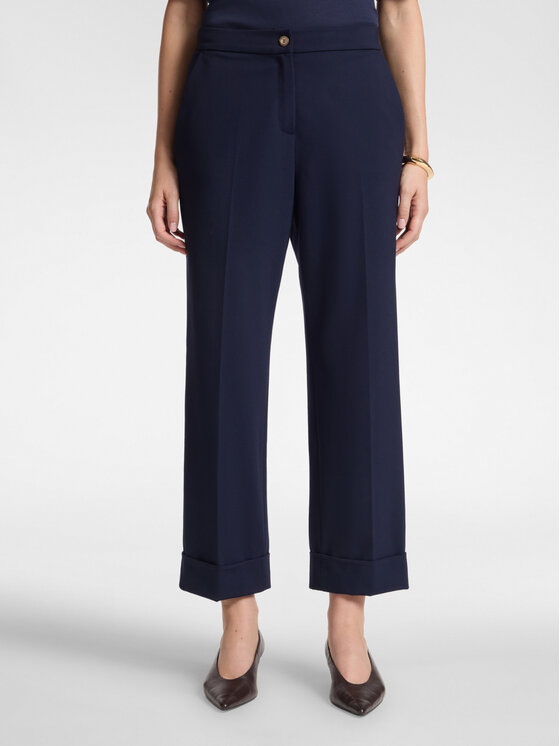 Elena Mirò Elena Mirò Pantaloni di tessuto P801P000576N0H4 Blu Regular Fit