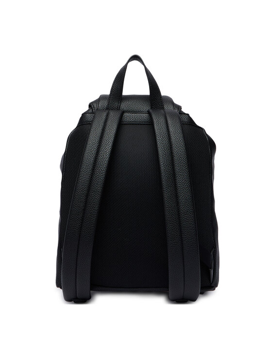 Calvin Klein Calvin Klein Nahrbtnik Weebbing Strap Flap Backpack LV04F3645G Črna